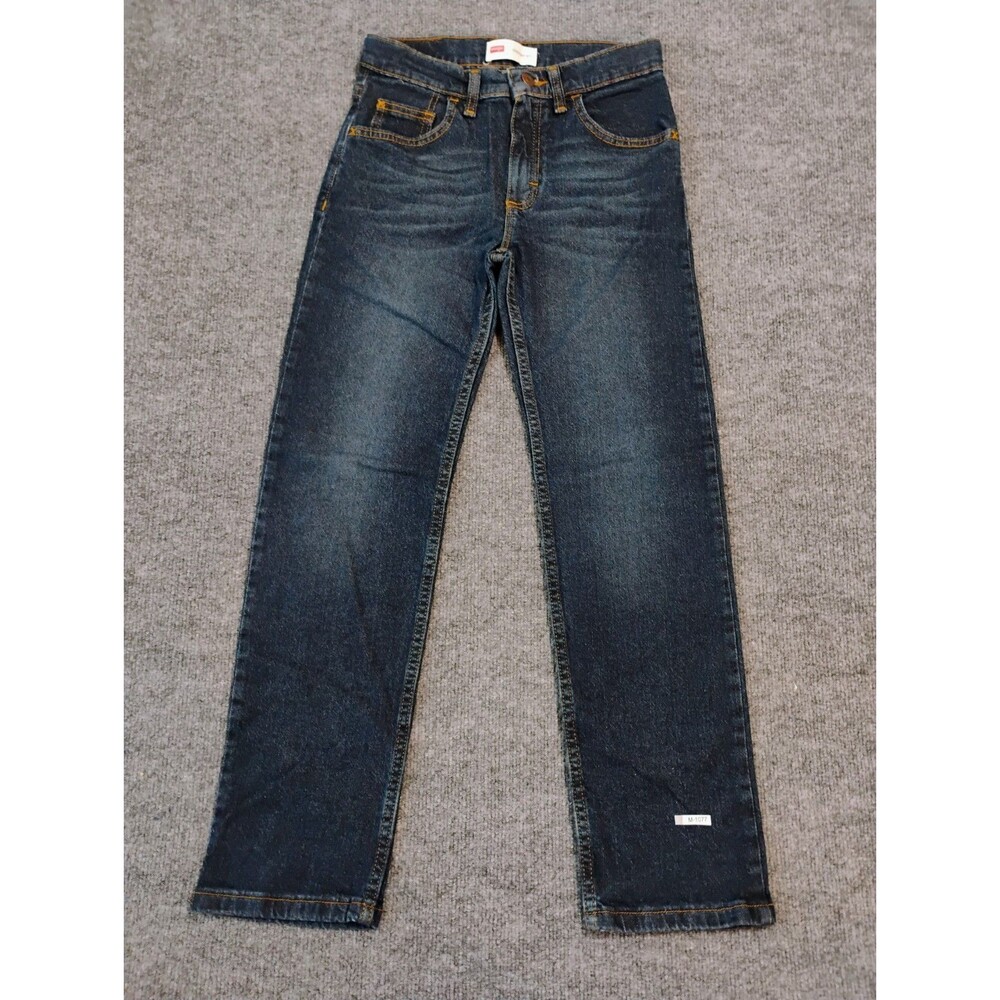 Wrangler Regular Fit Jeans Mens 12 Husky Blue Denim Straight Leg Pants